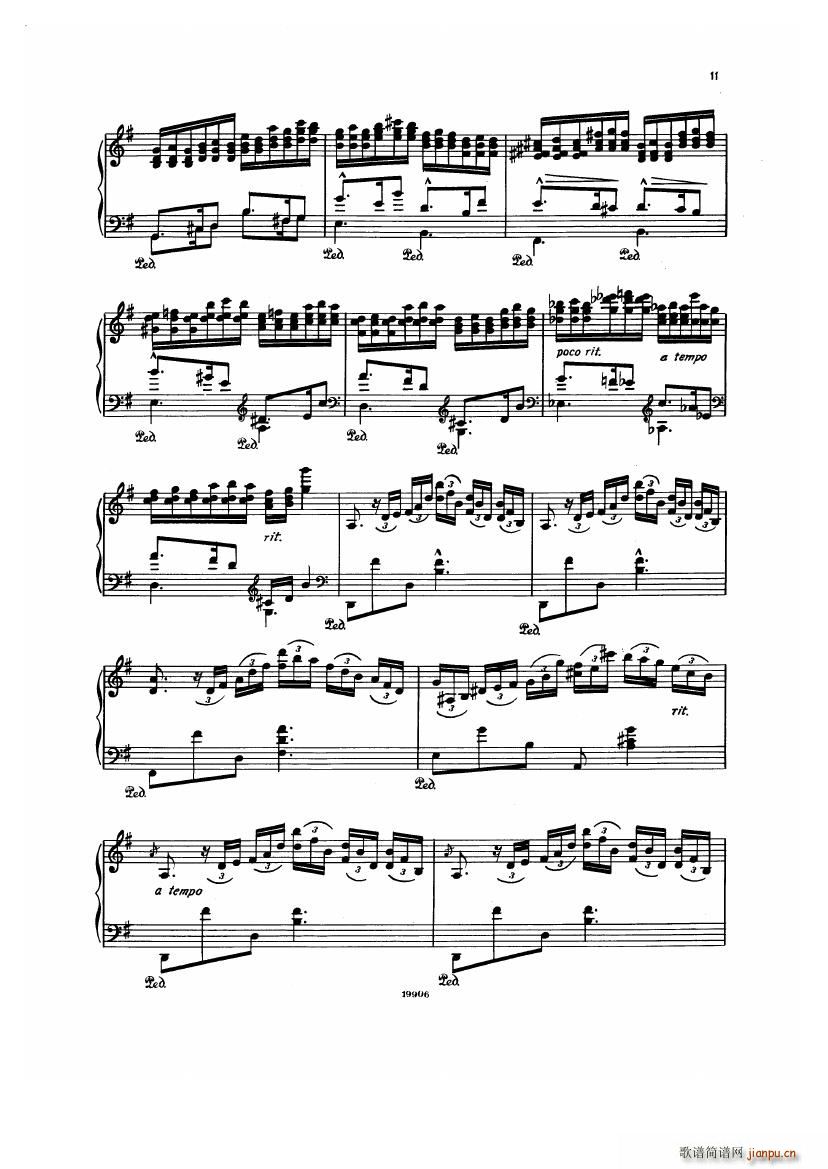 Albeniz op 65 Etudes no 1 7(钢琴谱)11