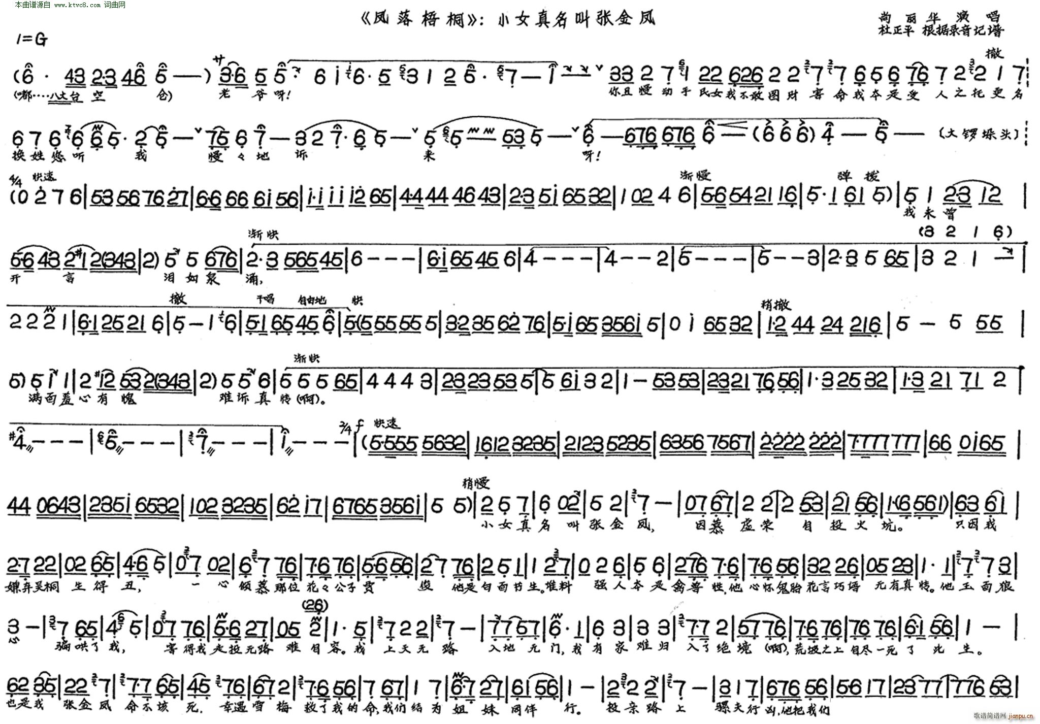 小女真名叫张金凤 凤落梧桐(十字及以上)1