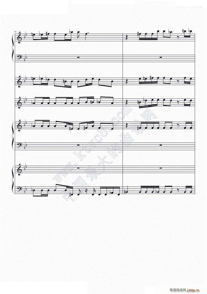 我们的故事 无伴奏(钢琴谱)24