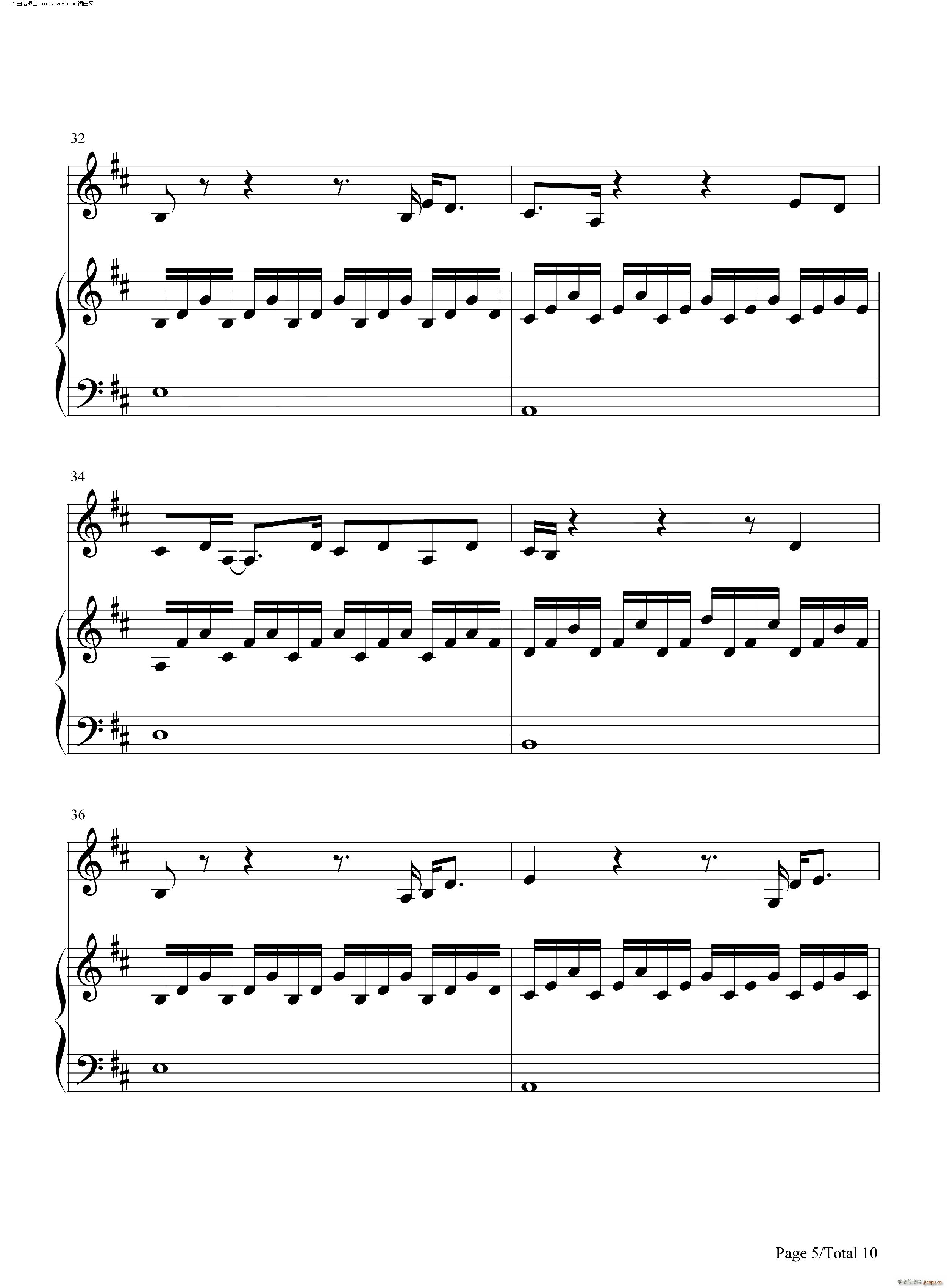 Break My Heart Again(钢琴谱)5