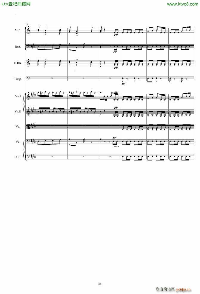 威廉退尔序曲原版扒谱(钢琴谱)24