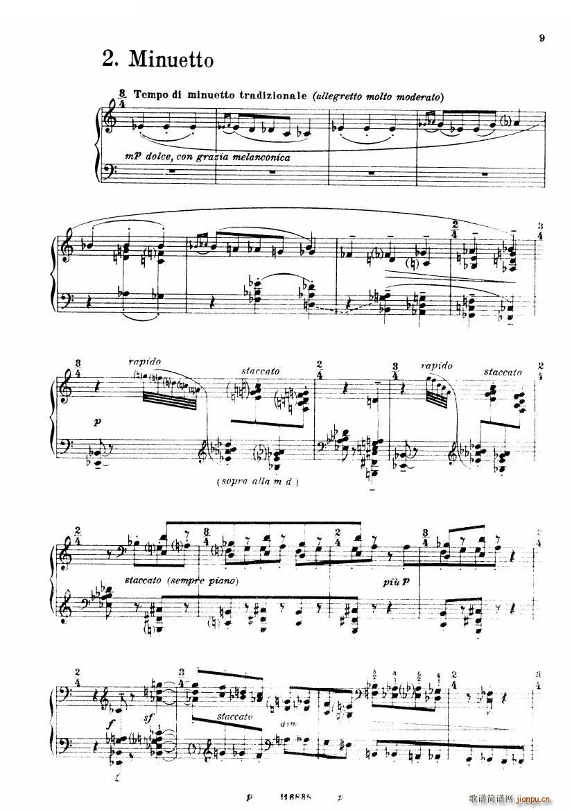 Casella Sonatina piano Sonatina piano(十字及以上)9