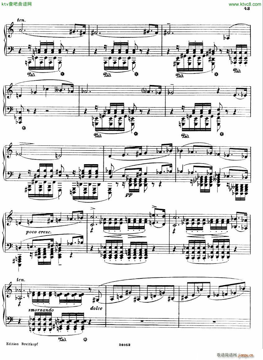 Busoni 1 Elegy No 6(钢琴谱)3