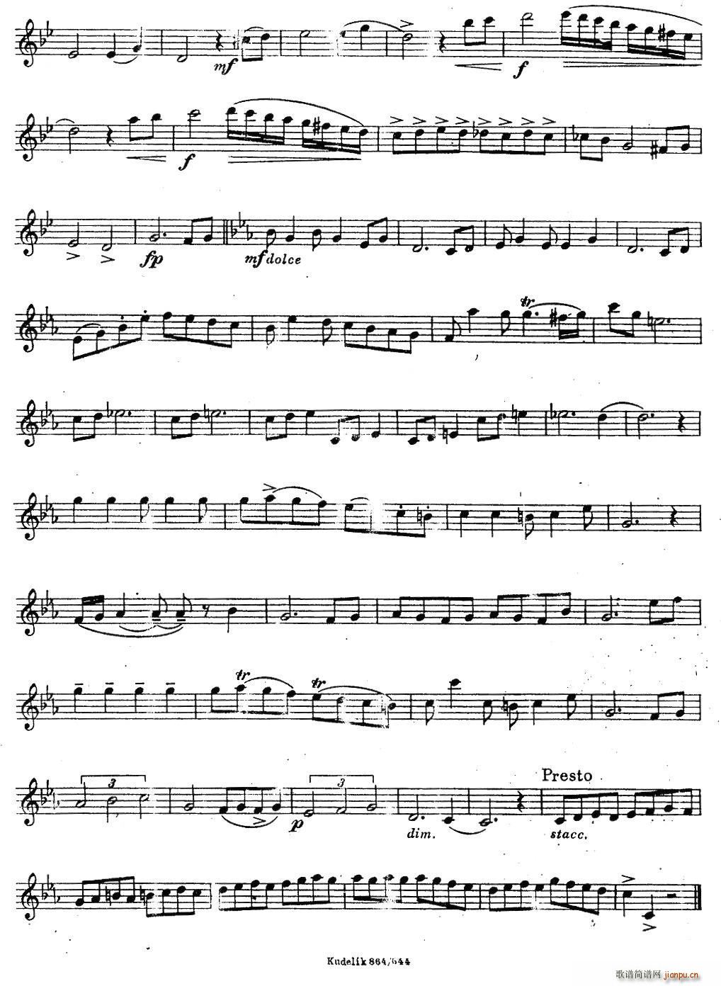 奇特克 萨克斯练习曲之17 ETUDY PRO SAXOPHON FR ZITRK op 3(十字及以上)3