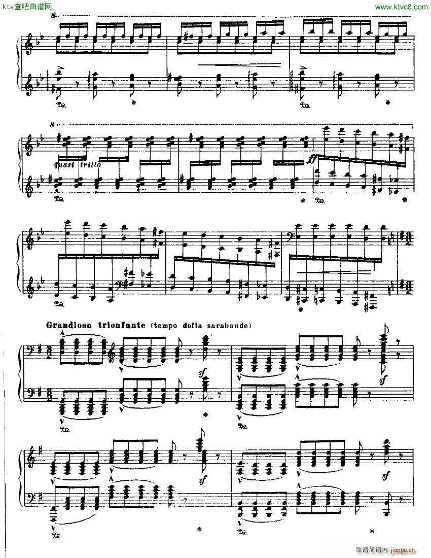 Sarabande Chaconne Handel(钢琴谱)15