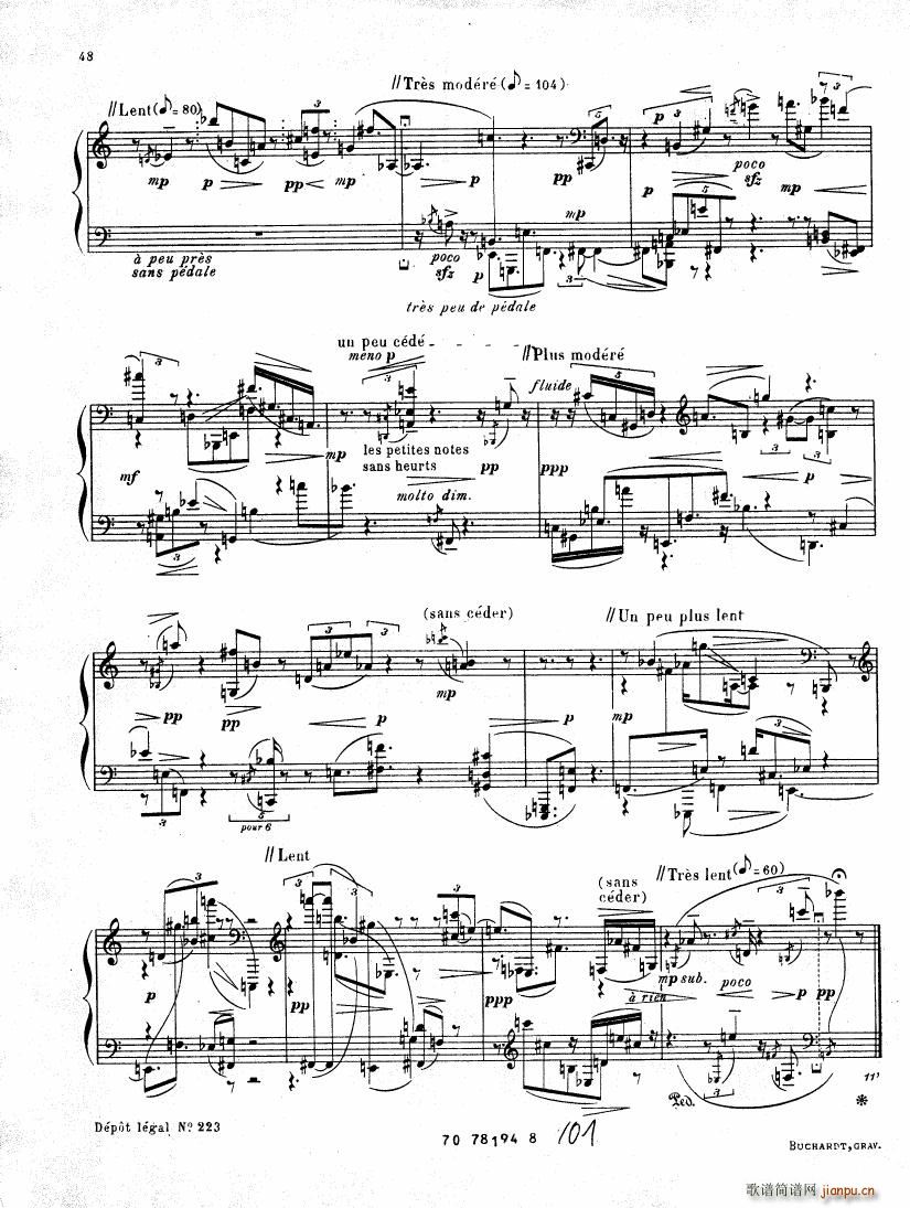 Pierre Boulez Sonata No 2 25 48(钢琴谱)24