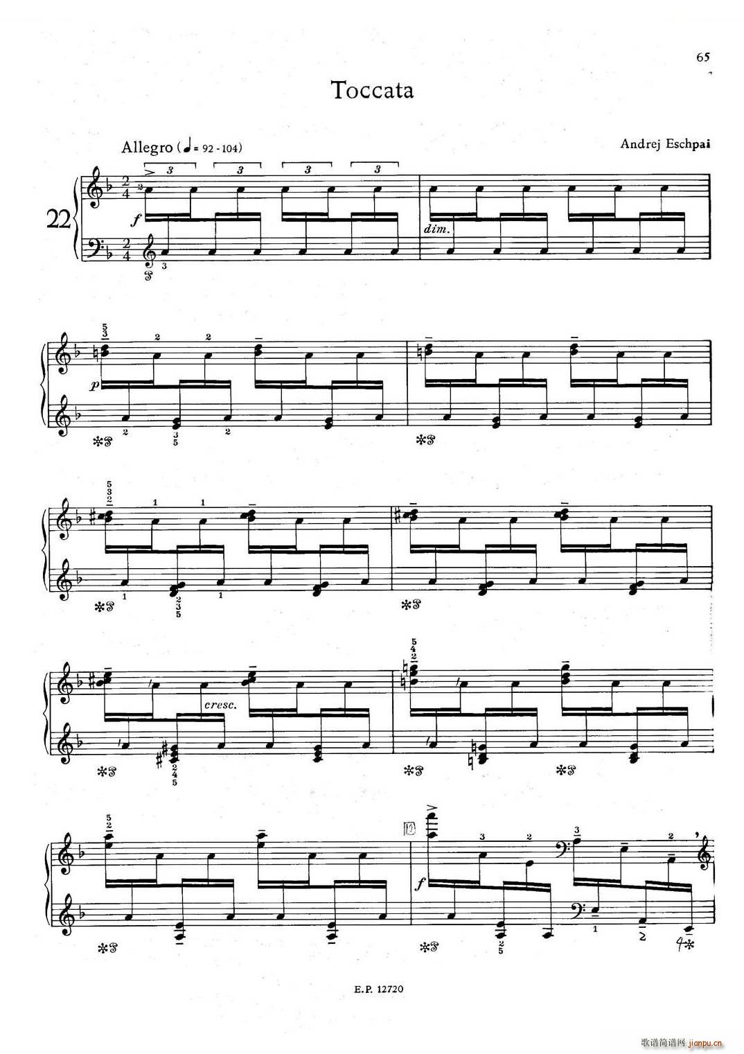 Eschpai Toccata Toccata(十字及以上)1