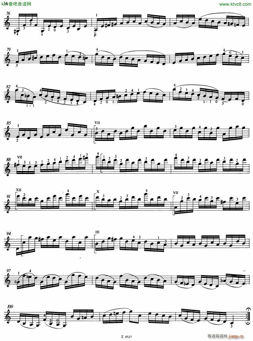 Bach JS BWV 1005 Sonata for Solo Violin in C(钢琴谱)43