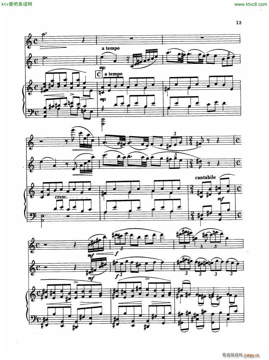 Madeleine Dring Trio For Flute Oboe And Piano(钢琴谱)23