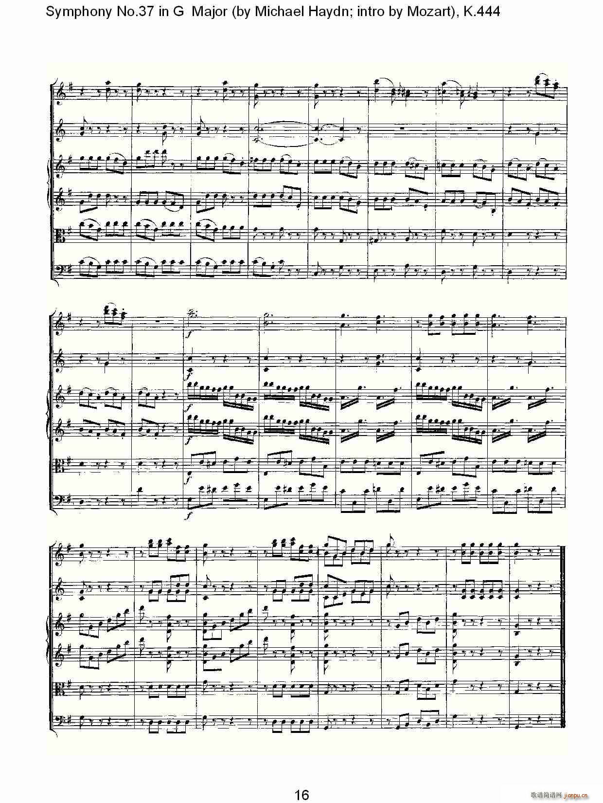 Symphony No.37 in G Major(十字及以上)15