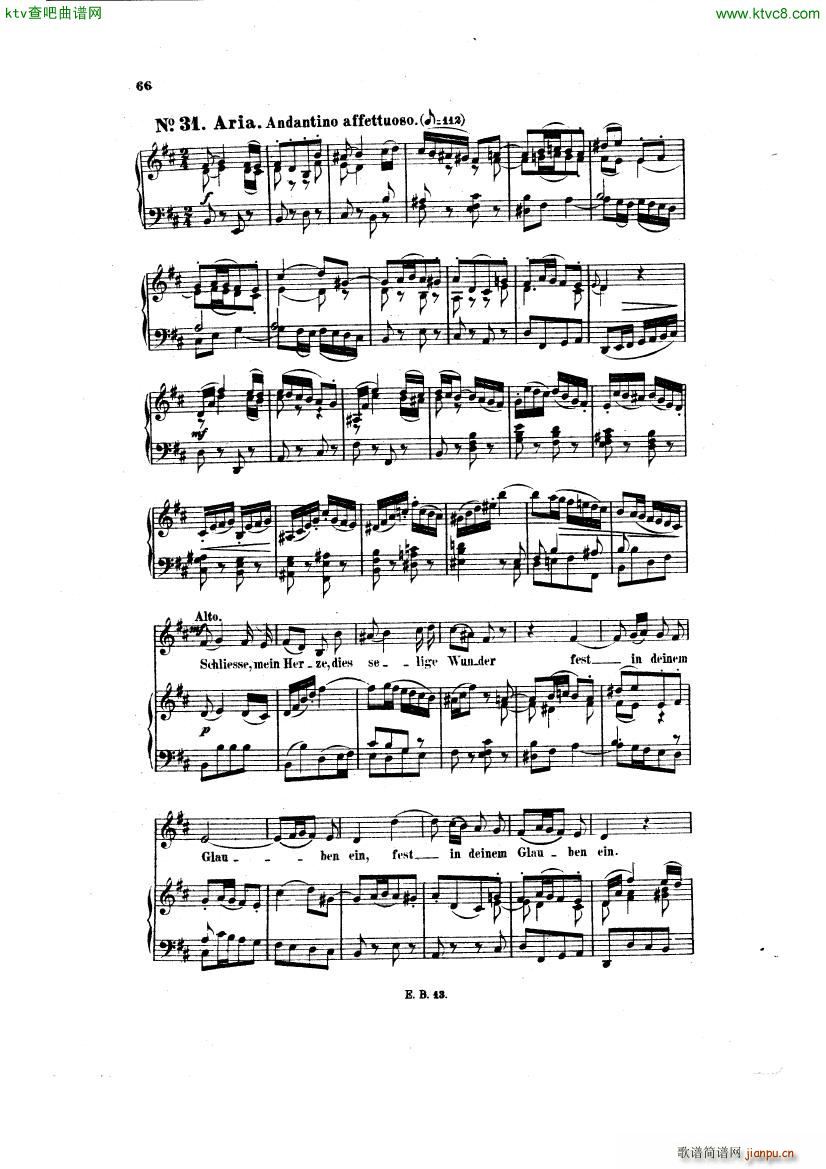 Bach JS BWV 248 Christmas Oratorio No 30 35(钢琴谱)3