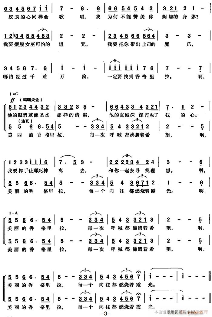 玛噶央金与达瓦的二重唱 音乐剧 香格里拉 选曲(十字及以上)3