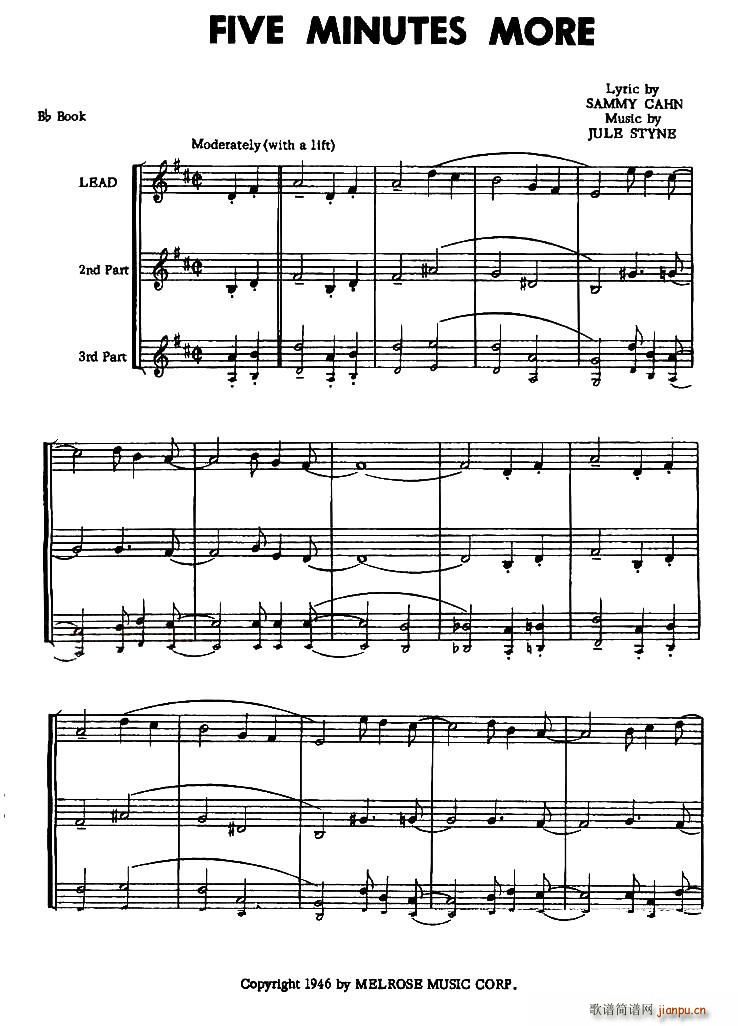 five minutes more 合奏(总谱)1