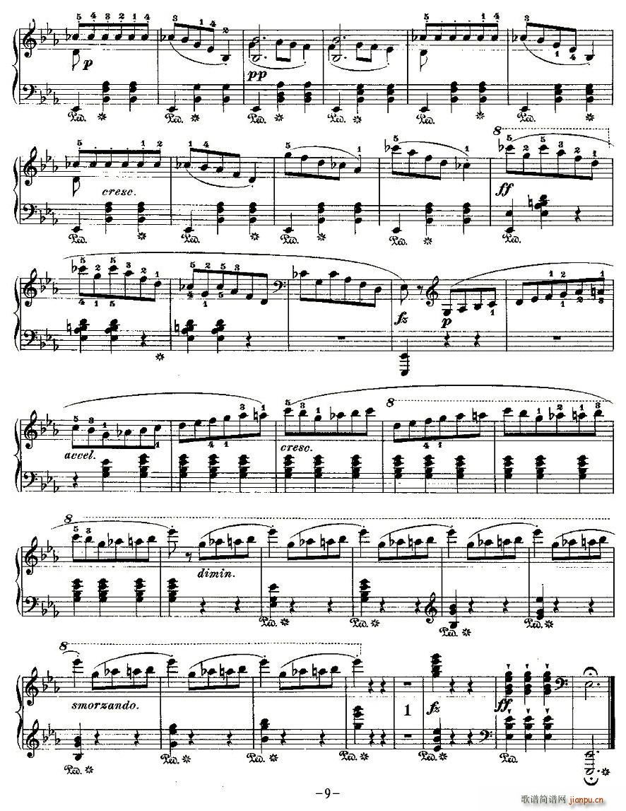 Grande valse brillante，Op.18,No.1(十字及以上)9