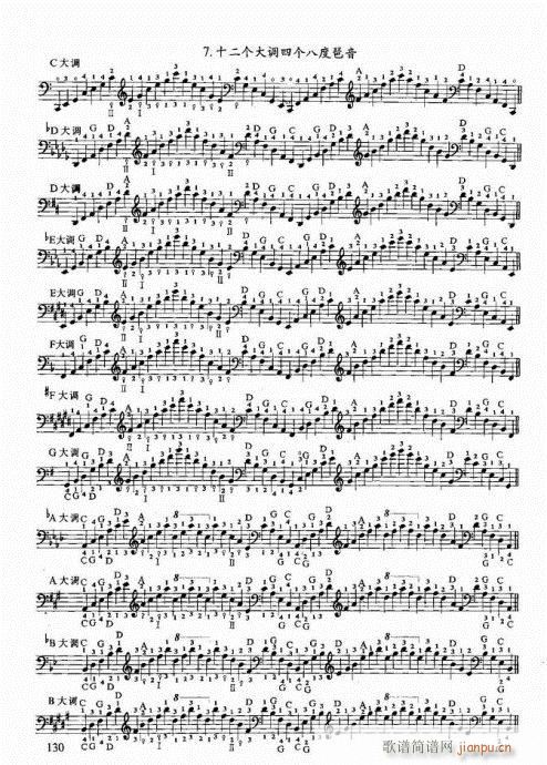 跟我学大提琴121-139序(大提琴谱)10