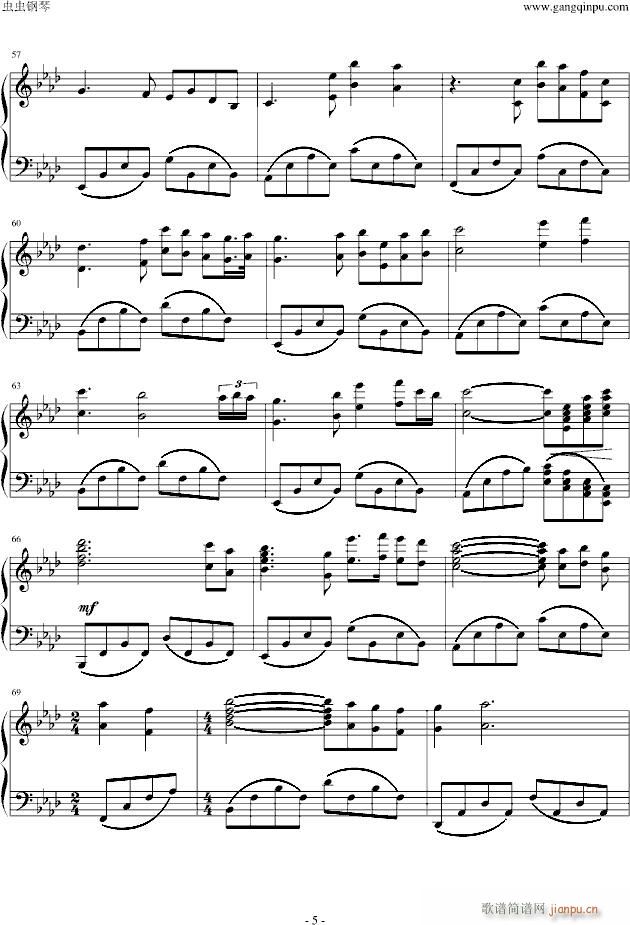 Adagio in c minor(钢琴谱)5