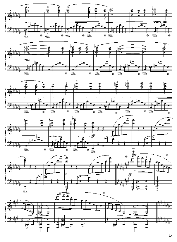 谐谑曲(钢琴谱)15