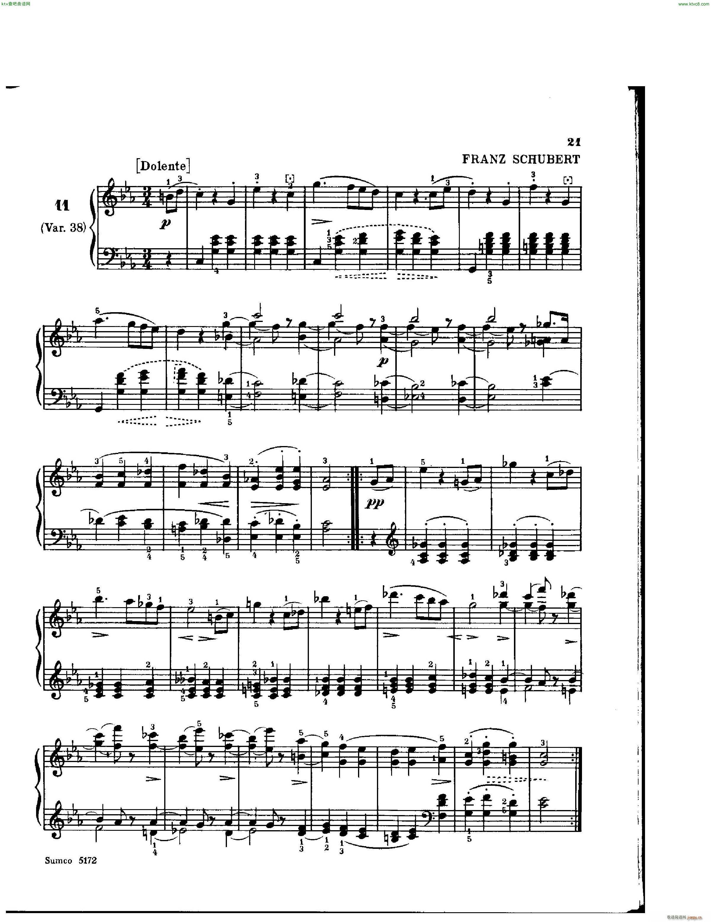 diabelli various variations not beethoven no cover(钢琴谱)17