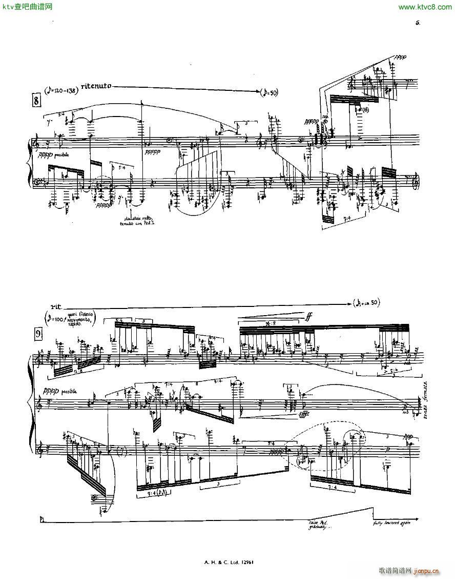 Finnissy Song 9(钢琴谱)5