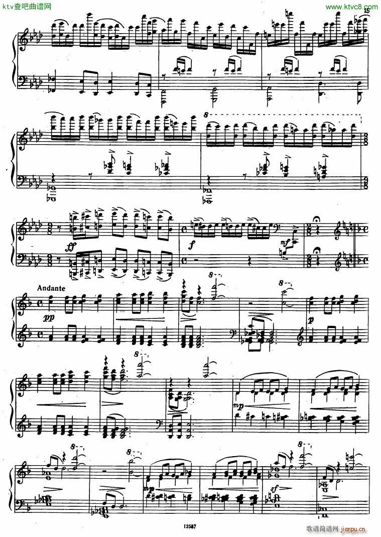 Flyarkovsky 6 preludes and fugues(钢琴谱)15