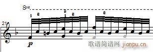 车尔尼 钢琴快速练习曲 Czerny 299 第14首 及练习提示(钢琴谱)7