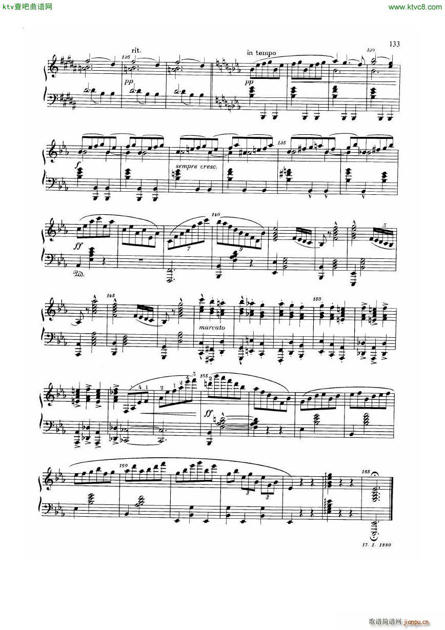 Dvorak Walzer op 54(钢琴谱)36