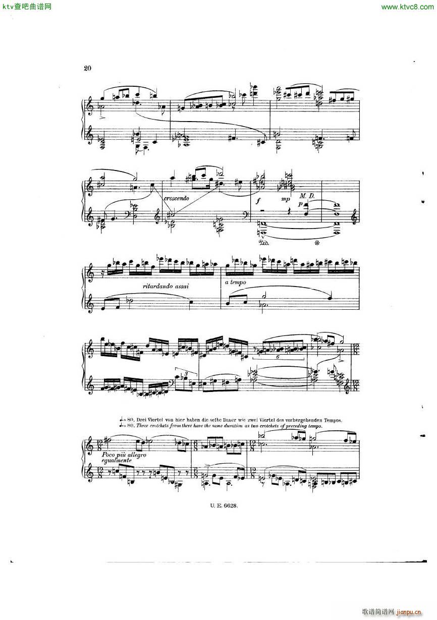 van Dieren 6 skizzen(钢琴谱)18