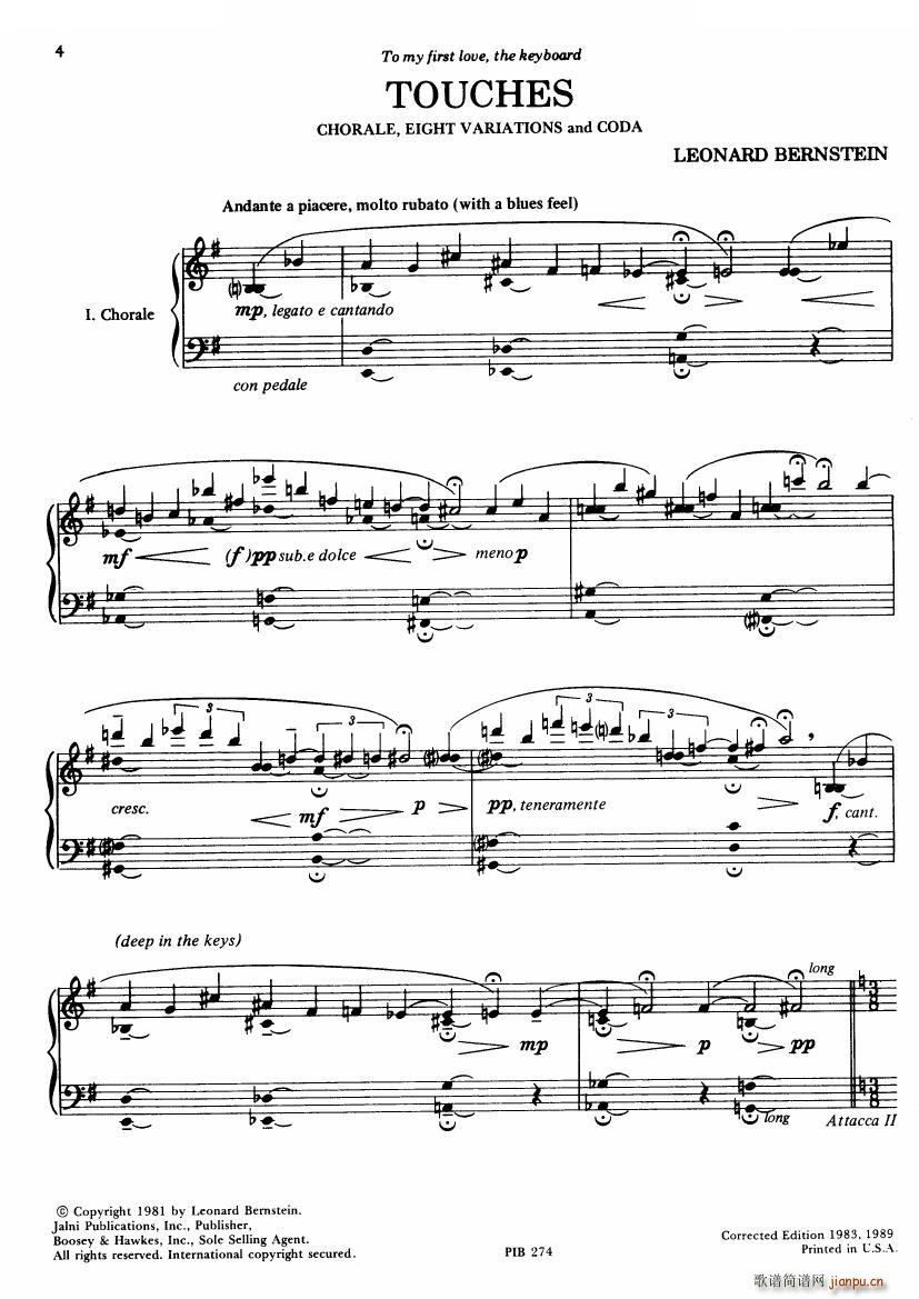 Bernstien Touches Touches(十字及以上)1