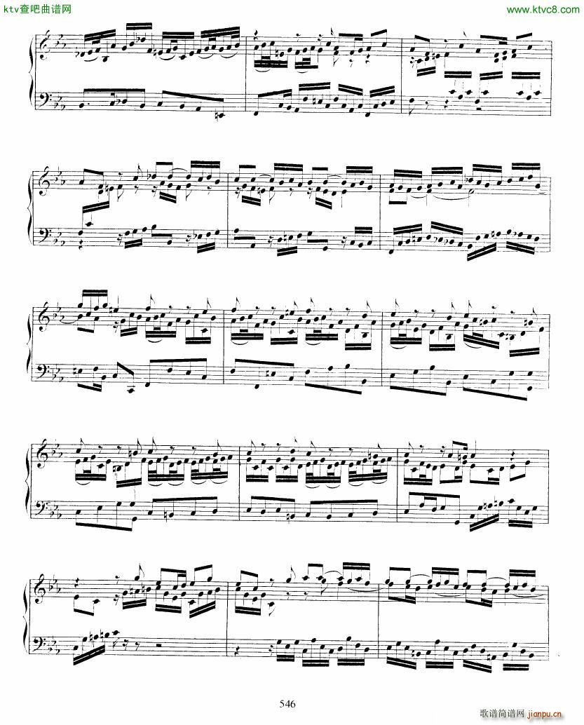 Bach JS BWV 911 Toccata in c(钢琴谱)11