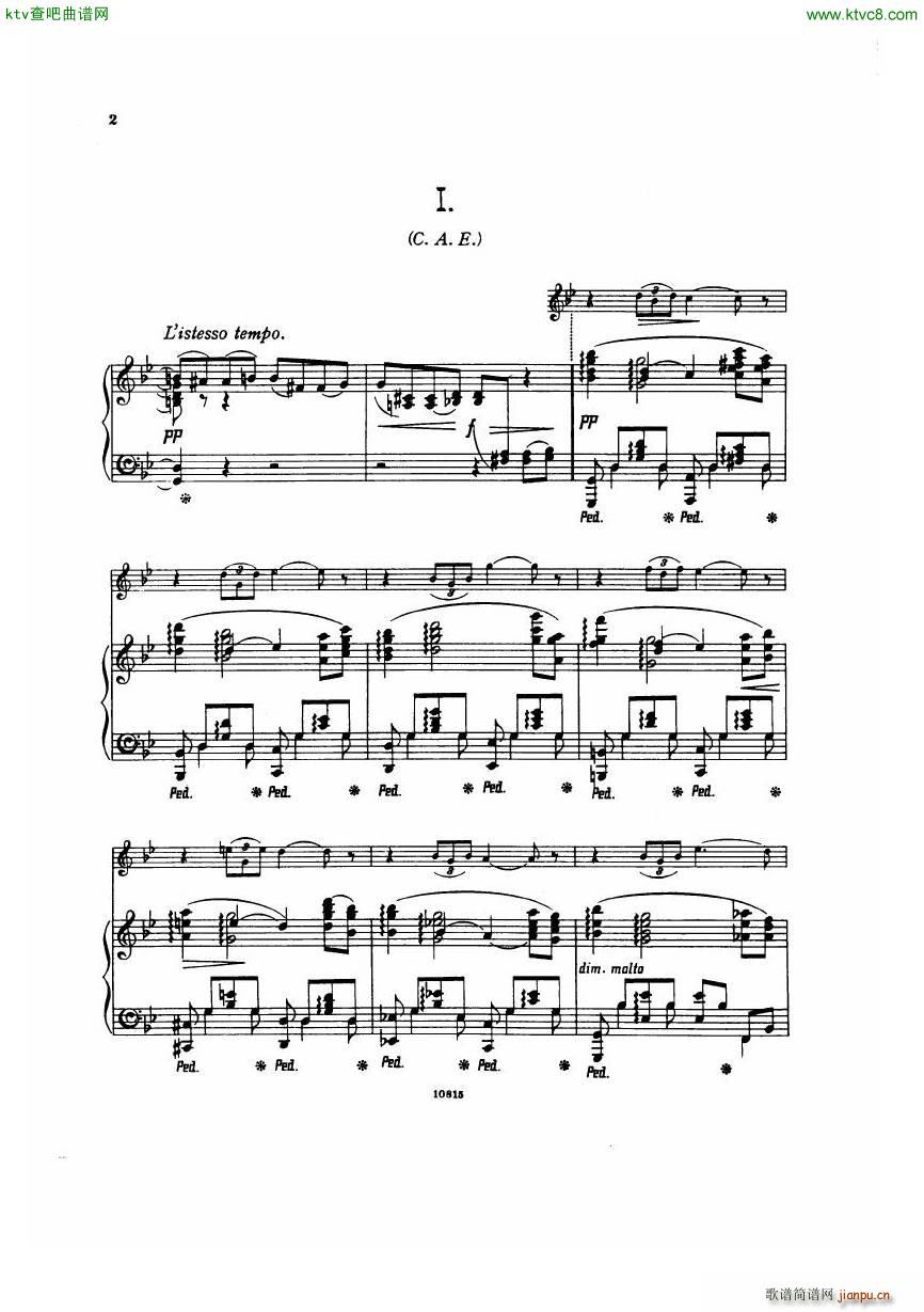 Edward Elgar Enigma Variations Op 36(钢琴谱)3