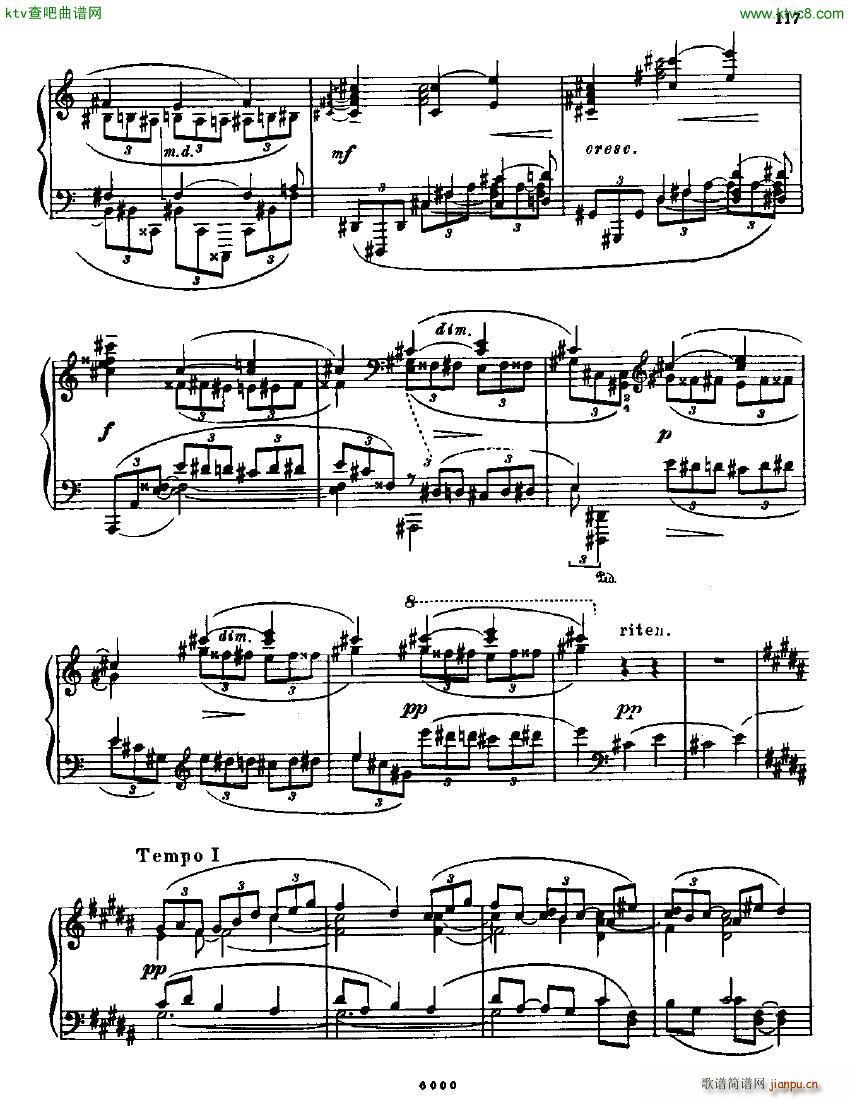 Anatoly Alexandrov Opus 22 Sonata no 5(钢琴谱)9