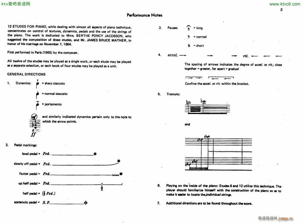 Bolcom 12 etudes for piano(钢琴谱)3