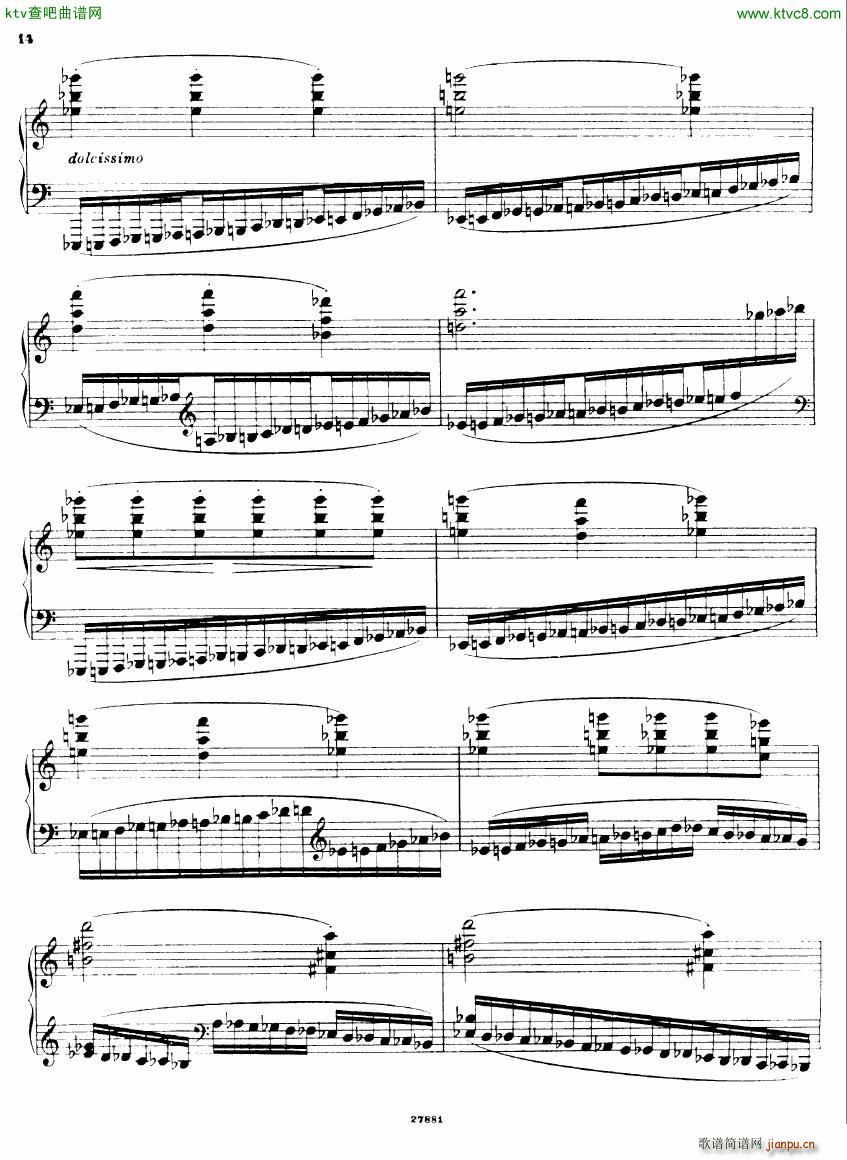 Busoni Indianisches Tagebuch 1(钢琴谱)14