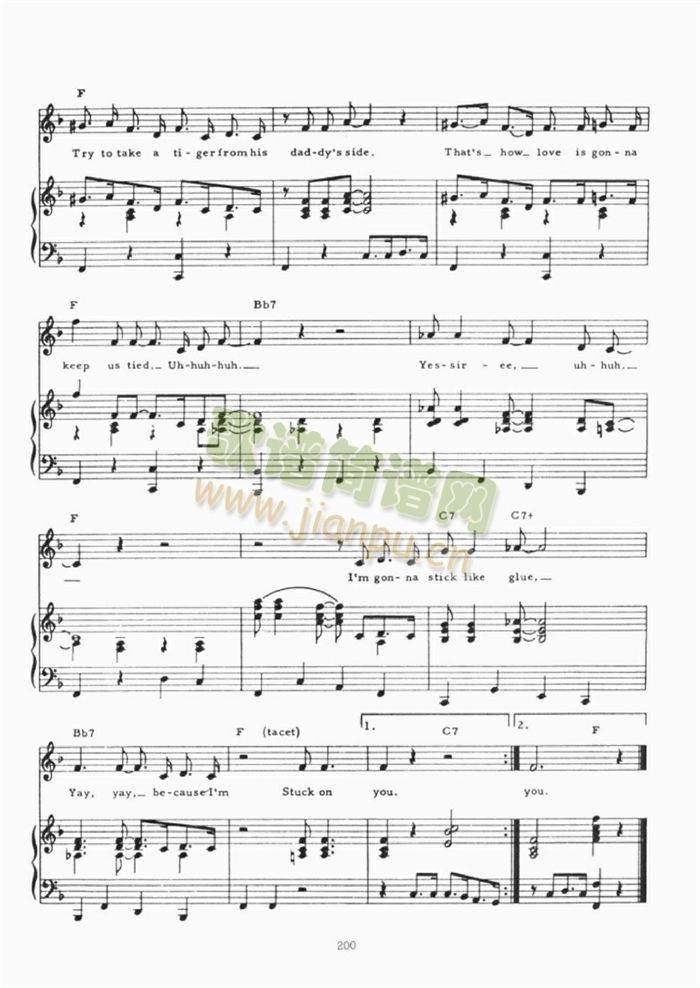 STUCKONYOU(吉他谱)3