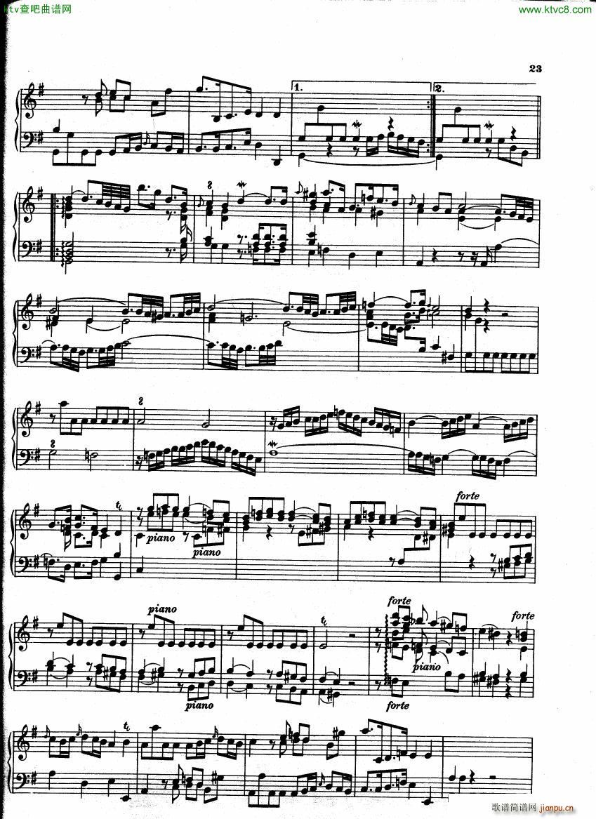 Bach CPE 6 Wurttemberg Sonatas(钢琴谱)20