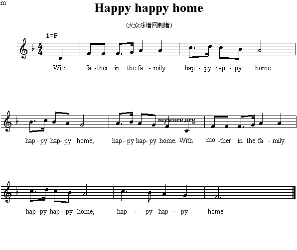 英文儿歌：Happyhappyhome(其他)1