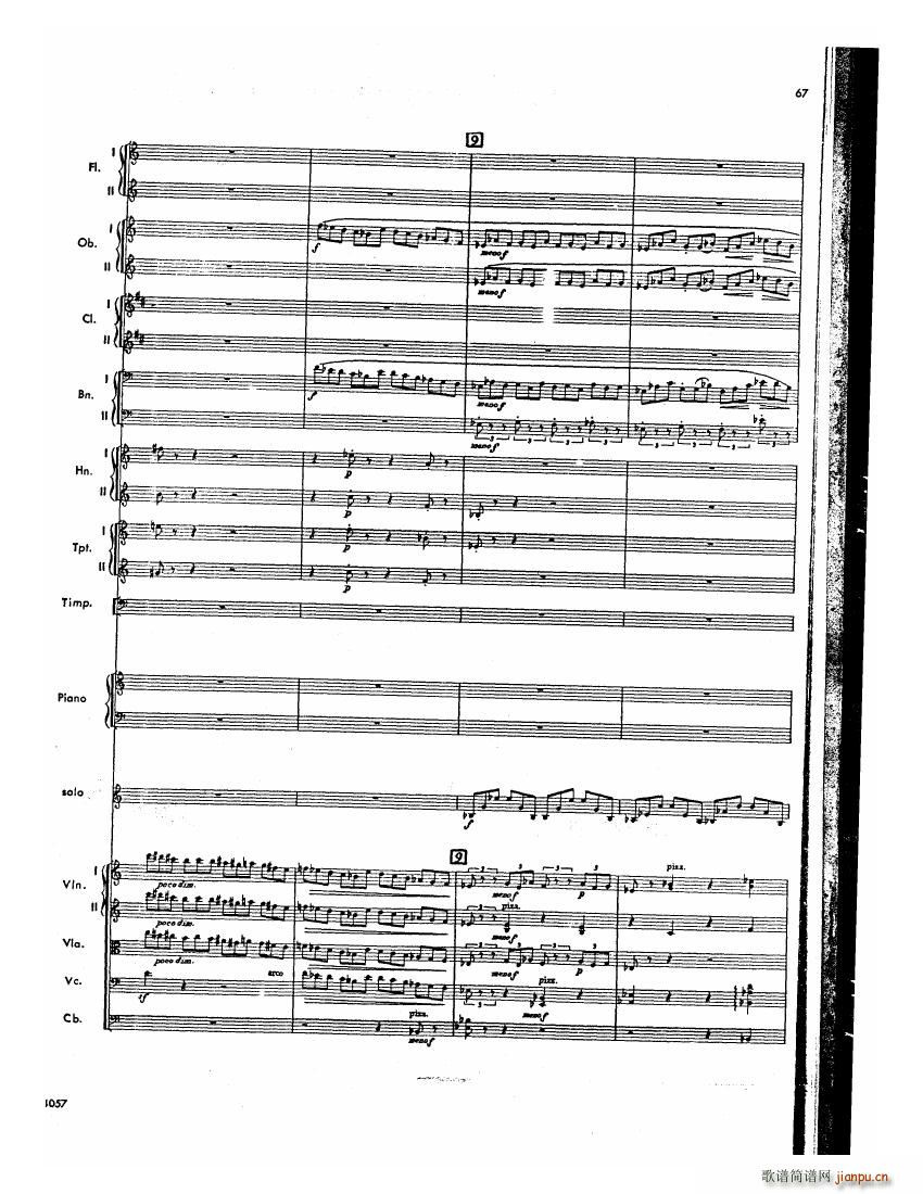 Barber op 14 Violin Concerto Score 二(钢琴谱)26