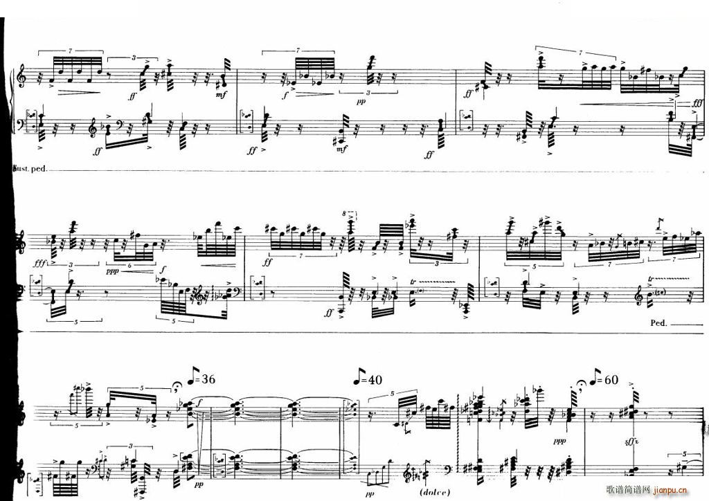 Berio Sequenza IV Sequenza IV(十字及以上)6