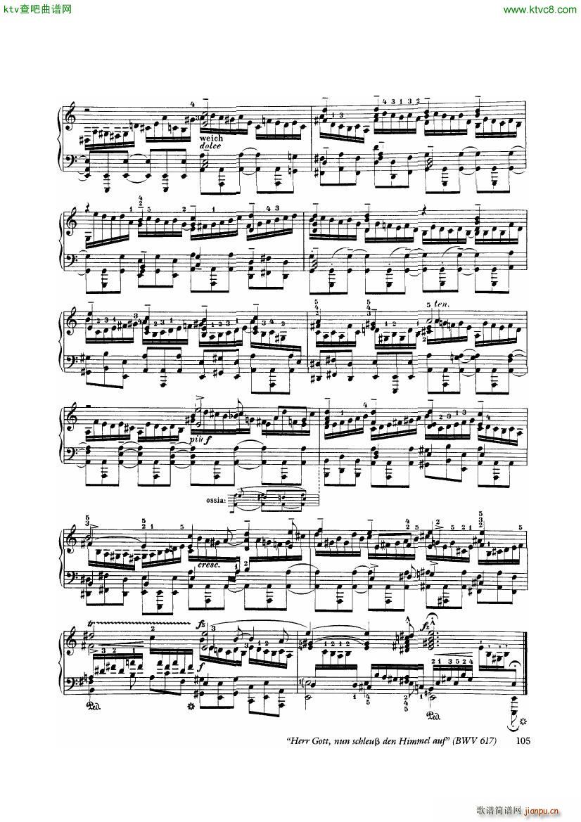 Bach Busoni Ten Chorale Preludes(钢琴谱)19