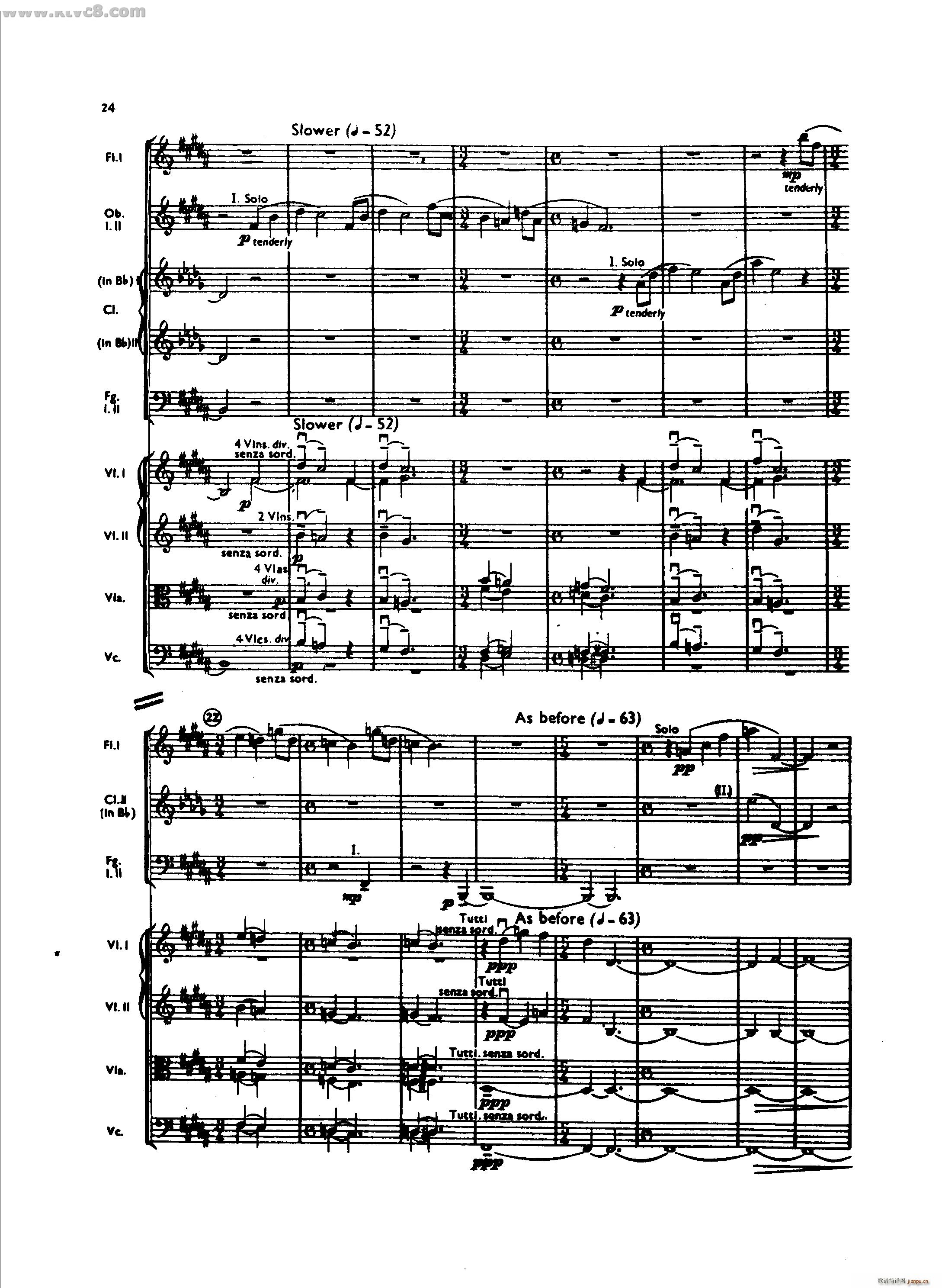 阿巴拉契亚山区的春天 第一部分(总谱)24