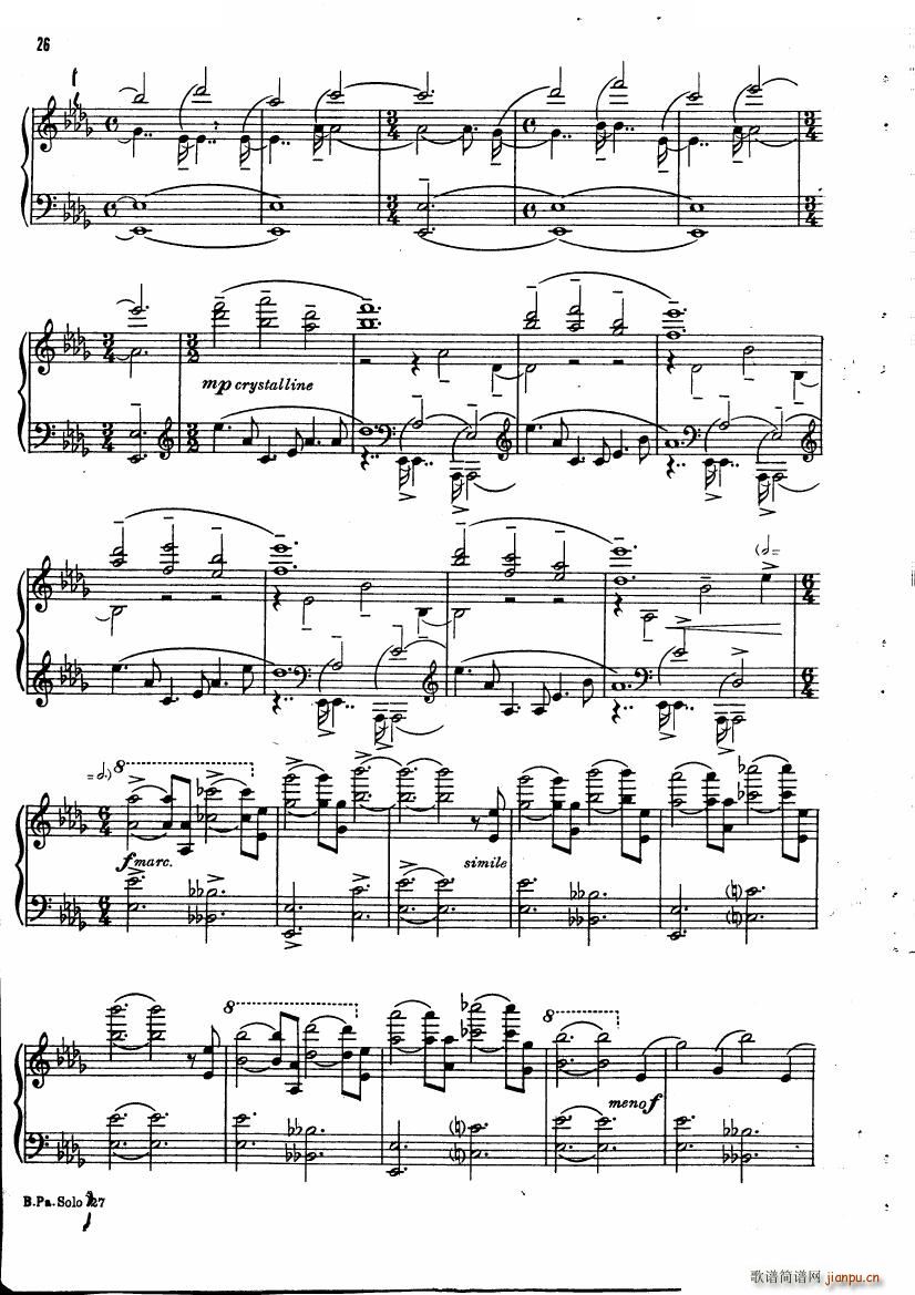 Copland Piano Sonata Piano Sonata(十字及以上)27