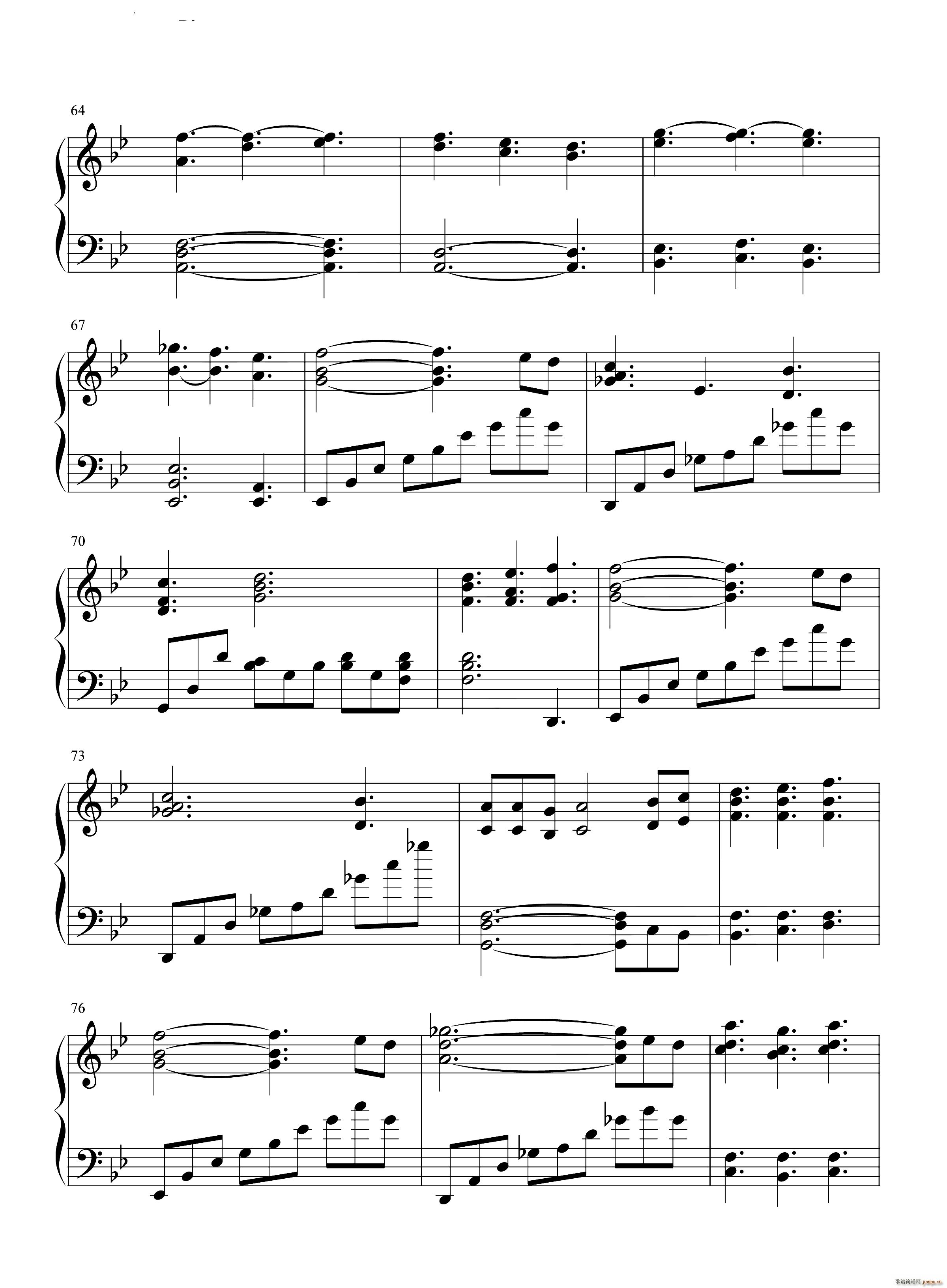 想いは内に Thoughts Enshrined异度之刃BGM(钢琴谱)6