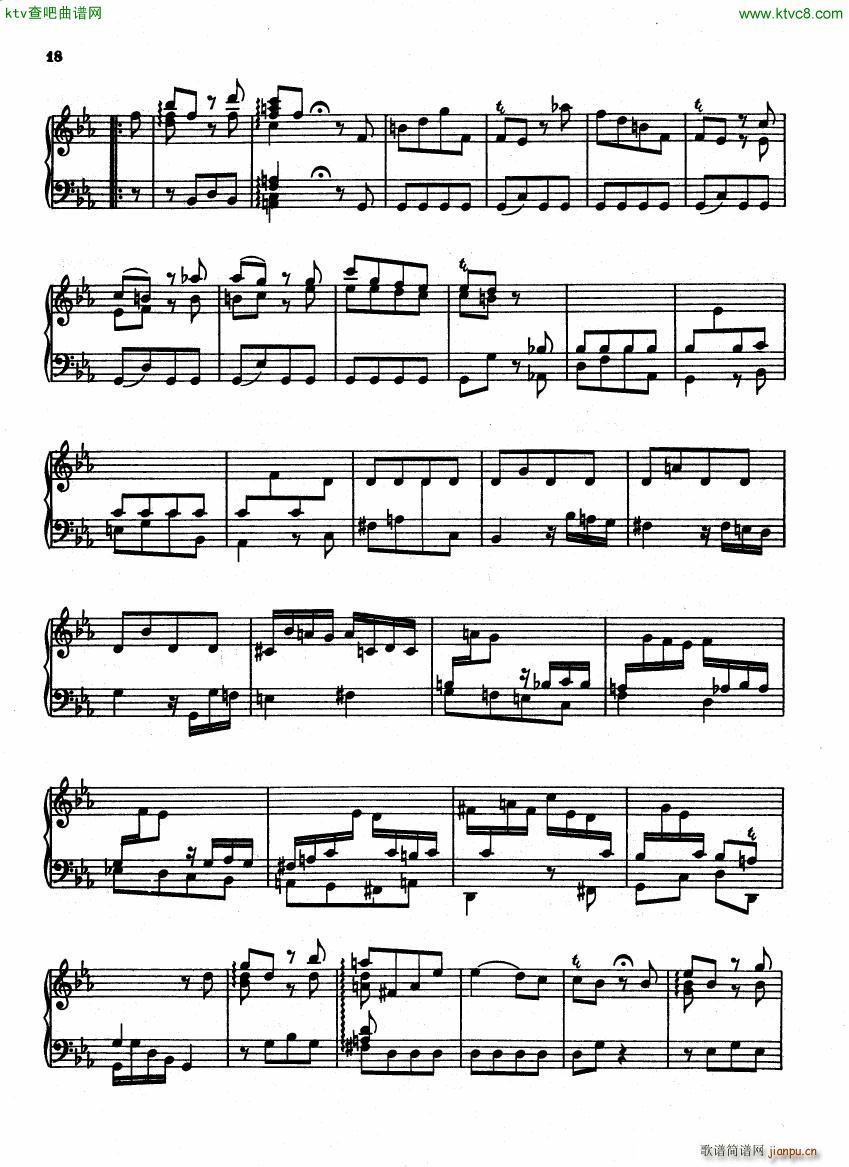 Bach CPE 6 Wurttemberg Sonatas(钢琴谱)39
