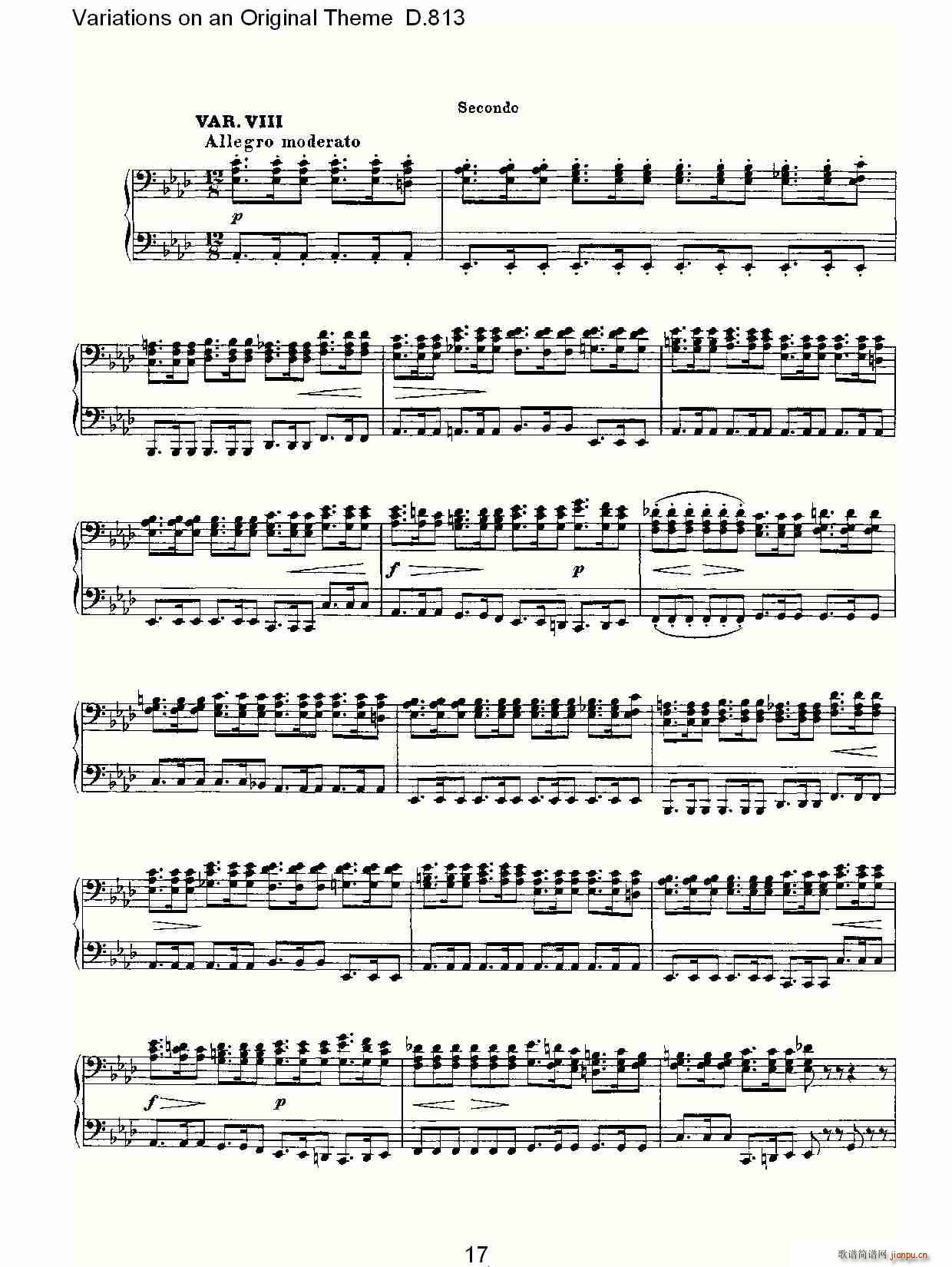 Variations on an Original Theme D.813(十字及以上)17