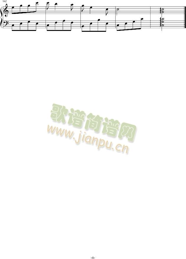 纯真的心(钢琴谱)6