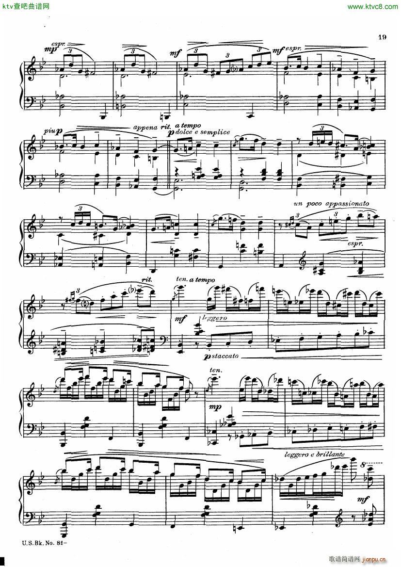 castelnuovo tedesco hommage a paderewski(钢琴谱)3