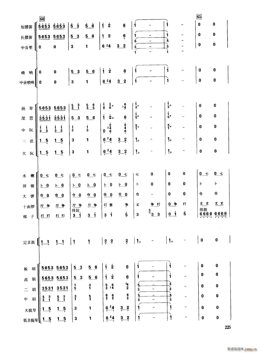 中国民族器乐合奏曲集 201 250(总谱)28
