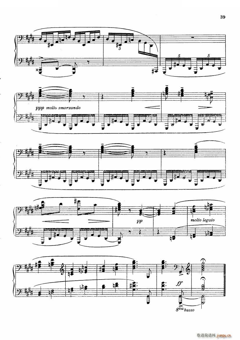 Bax Sonata No 3 Sonata No 3(十字及以上)38