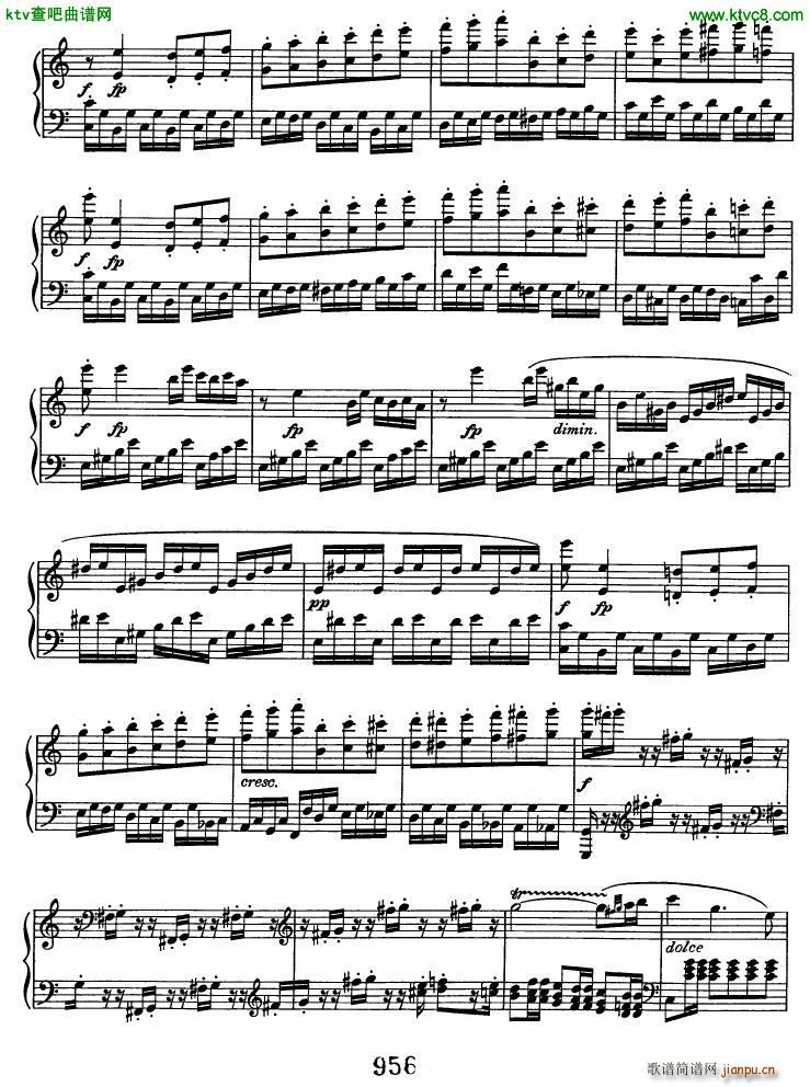 Beethoven op 89 Polonaise in C(钢琴谱)3