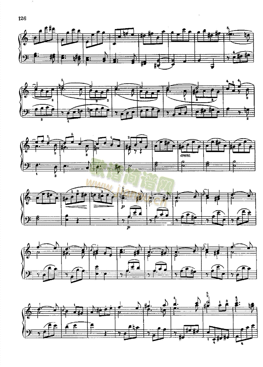 奏鸣曲Nr.810键盘类钢琴(钢琴谱)16